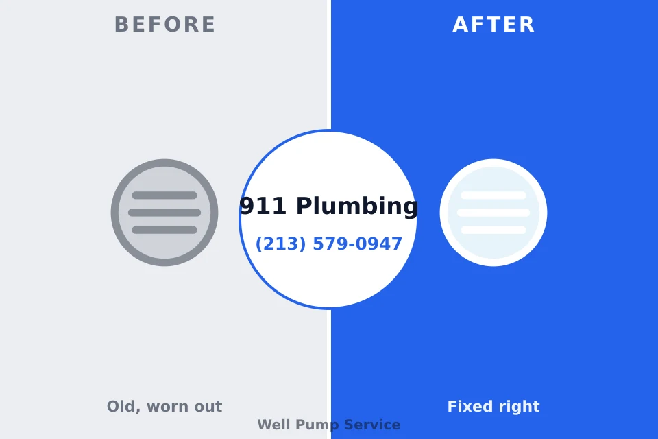 Before and after: plumbing repair Deckerville, MI